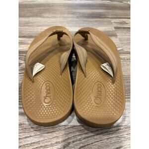 Chaco Classic Flip Flop Tan Size Mens 7 Womens Size 8.5